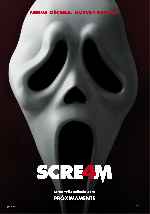 carátula carteles de Scream 4