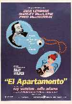 carátula carteles de El Apartamento - 1960 - V3