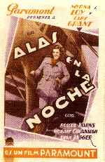 carátula carteles de Alas En La Noche