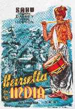 carátula carteles de Revuelta En La India
