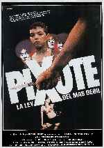 carátula carteles de Pixote - La Ley Del Mas Debil