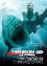 carátula carteles de Tiburon 3d - La Presa
