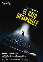 carátula carteles de El Gato Desaparece