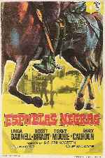 carátula carteles de Espuelas Negras - 1965 - V2