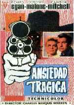 carátula carteles de Ansiedad Tragica