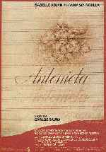 cartula carteles de Antonieta