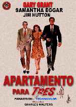 carátula carteles de Apartamento Para Tres
