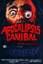carátula carteles de Apocalipsis Canibal