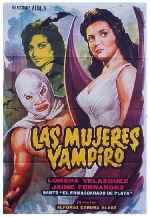 carátula carteles de Santo Contra Las Mujeres Vampiro - V3