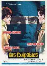 carátula carteles de Los Culpables