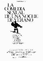 carátula carteles de La Comedia Sexual De Una Noche De Verano
