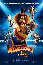 carátula carteles de Madagascar 3 - Los Fugitivos - V3