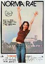 carátula carteles de Norma Rae