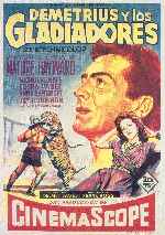 carátula carteles de Demetrius Y Los Gladiadores - V2