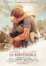 carátula carteles de Lo Imposible - V3