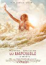carátula carteles de Lo Imposible - V4