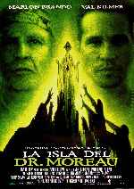 carátula carteles de La Isla Del Dr. Moreau - 1996
