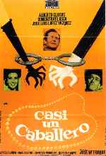 carátula carteles de Casi Un Caballero - 1964