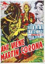 carátula carteles de Ahi Viene Martin Corona - V2