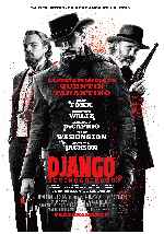 carátula carteles de Django Desencadenado - V5
