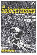 carátula carteles de El Coleccionista - 1965