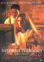 carátula carteles de El Informe Pelicano