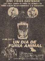 carátula carteles de Un Dia De Furia Animal