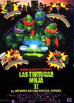 cartula carteles de Tortugas Ninja 2 - El Secreto De Los Mocos Verdes - V2