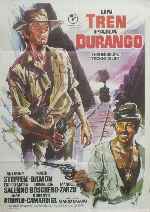 carátula carteles de Un Tren Para Durango