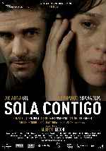carátula carteles de Sola Contigo