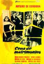carátula carteles de Cena De Matrimonios