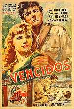 carátula carteles de Los Vencidos - 1953