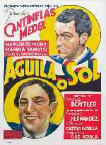 carátula carteles de Aguila O Sol