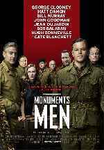 cartula carteles de Monuments Men