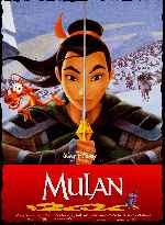 carátula carteles de Mulan - Clasicos Disney