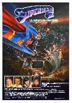carátula carteles de Superman Ii - La Aventura Continua