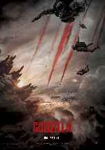 carátula carteles de Godzilla - 2014