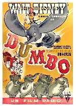 carátula carteles de Dumbo - 1941