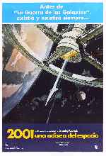 carátula carteles de 2001 - Una Odisea Del Espacio