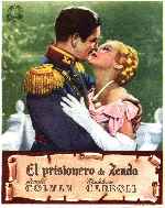 carátula carteles de El Prisionero De Zenda - 1937