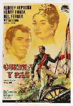 carátula carteles de Guerra Y Paz - 1956 - V2