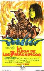 carátula carteles de La Furia De Los 7 Magnificos