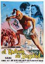 carátula carteles de El Ladron De Bagdad - 1940 - V2