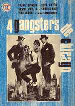 carátula carteles de 4 Gangsters De Chicago