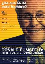 carátula carteles de Donald Rumsfeld - Certezas Desconocidas