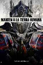 carátula carteles de Transformers - La Era De La Extincion - V4
