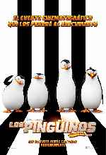carátula carteles de Los Pinguinos De Madagascar - 2014