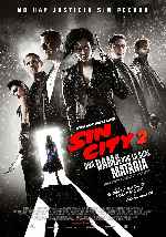 carátula carteles de Sin City 2 - Una Dama Por La Cual Mataria