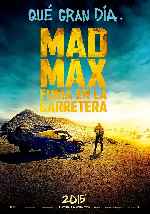 cartula carteles de Mad Max - Furia En La Carretera