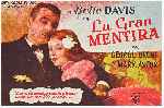 carátula carteles de La Gran Mentira - 1941
